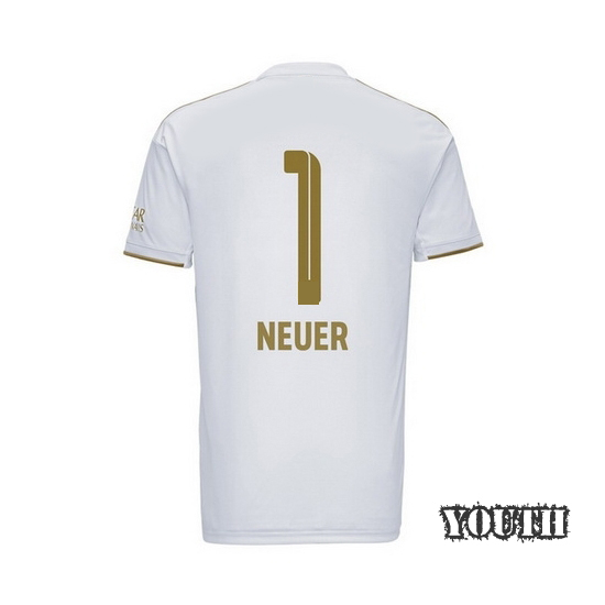 22/23 Manuel Neuer Away Youth Soccer Jersey