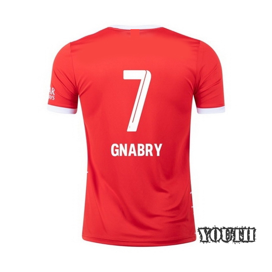 2022/23 Serge Gnabry Home Youth Soccer Jersey
