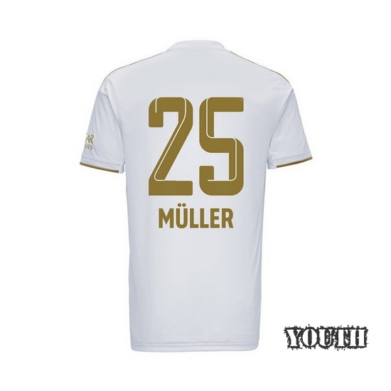 22/23 Thomas Muller Away Youth Soccer Jersey
