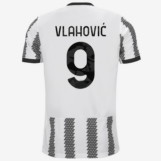 2022/23 Dusan Vlahovic Home Men's Soccer Jersey - Click Image to Close