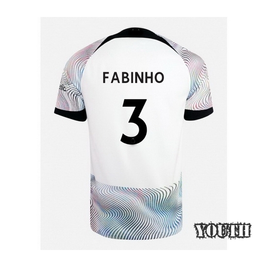 22/23 Fabinho Away Youth Soccer Jersey