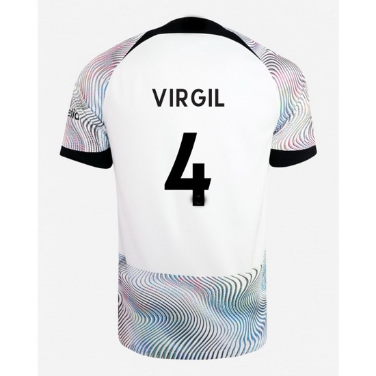 22/23 Virgil Van Dijk Away Men's Soccer Jersey
