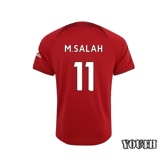 2022/23 Mohamed Salah Home Youth Soccer Jersey