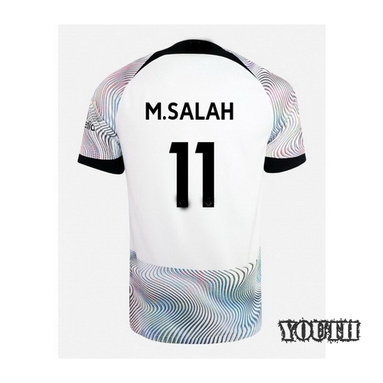 22/23 Mohamed Salah Away Youth Soccer Jersey