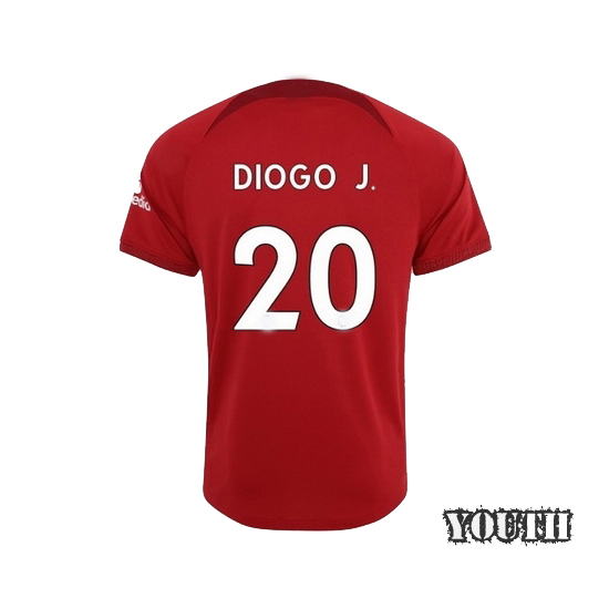 2022/23 Diogo Jota Home Youth Soccer Jersey - Click Image to Close