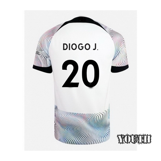 22/23 Diogo Jota Away Youth Soccer Jersey