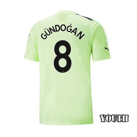 2022/2023 Ilkay Gundogan Third Youth Soccer Jersey