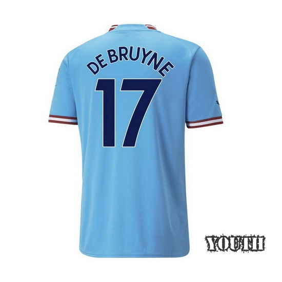 2022/23 Kevin De Bruyne Home Youth Soccer Jersey