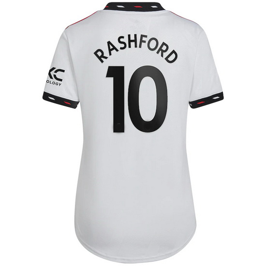 22/23 Marcus Rashford Away Women's Soccer Jersey
