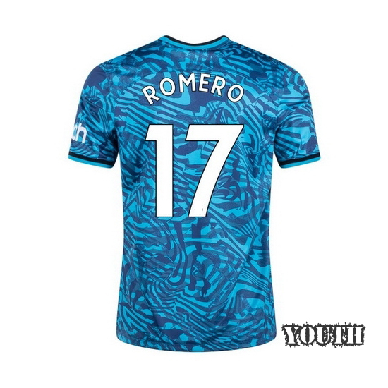 2022/2023 Cristian Romero Third Youth Soccer Jersey - Click Image to Close