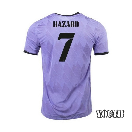 22/23 Eden Hazard Away Youth Soccer Jersey