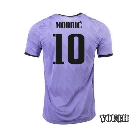 22/23 Luka Modric Away Youth Soccer Jersey