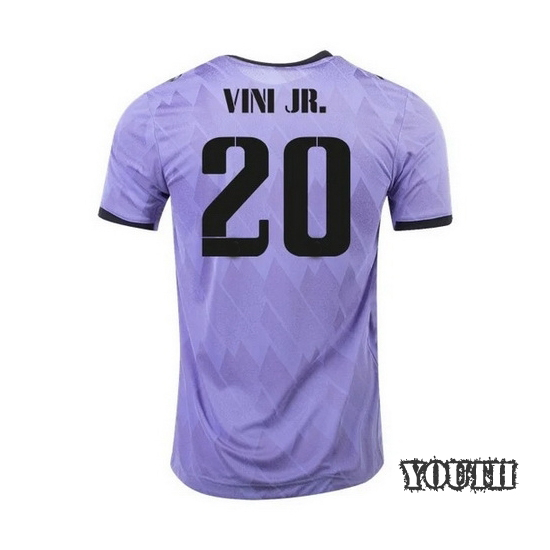 22/23 Vinicius Junior Away Youth Soccer Jersey