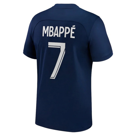 2022/23 Kylian Mbappe Home Men's Soccer Jersey