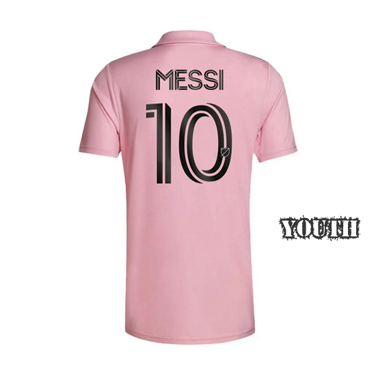 22/23 Lionel Messi Club Pink Youth Soccer Jersey