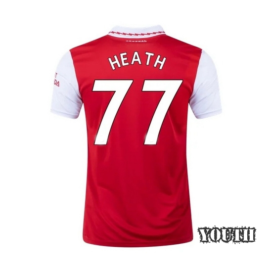 2022/23 Tobin Heath Arsenal Home Youth Soccer Jersey