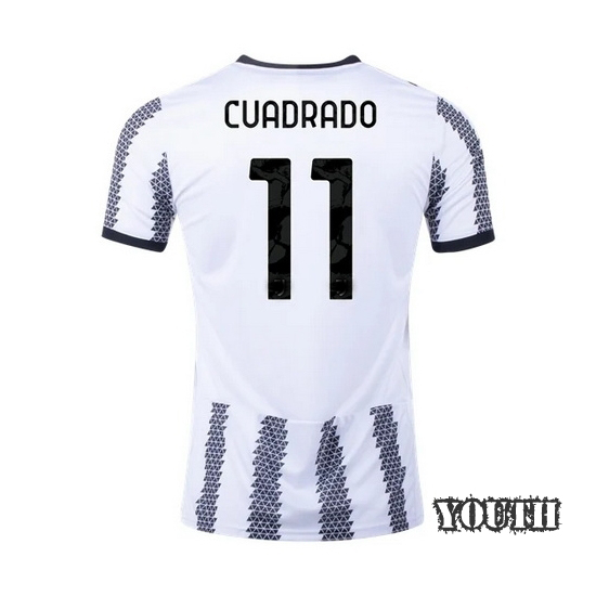 2022/23 Juan Cuadrado Juventus Home Youth Soccer Jersey