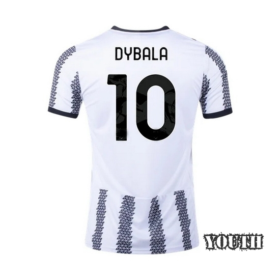 2022/23 Paulo Dybala Juventus Home Youth Soccer Jersey
