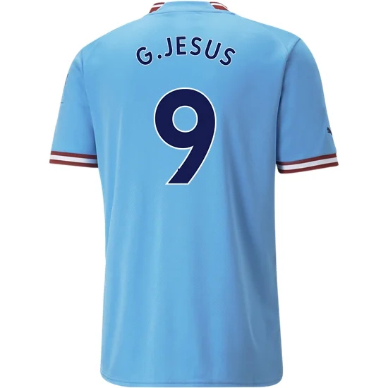 2022/23 Gabriel Jesus Manchester City Home Men's Soccer Jersey