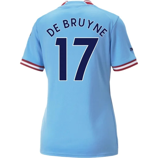 2022/23 Kevin De Bruyne Manchester City Home Women's Soccer Jersey