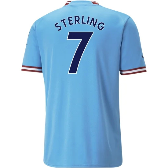 2022/23 Raheem Sterling Manchester City Home Men's Soccer Jersey
