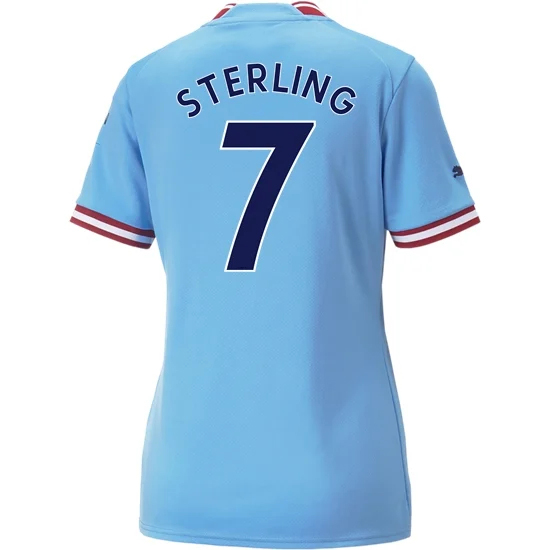 2022/23 Raheem Sterling Manchester City Home Women's Soccer Jersey