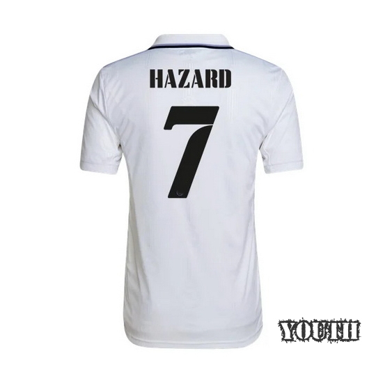 2022/23 Eden Hazard Real Madrid Home Youth Soccer Jersey