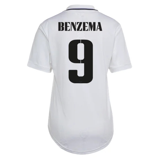 2022/23 Karim Benzema Real Madrid Home Women's Jersey