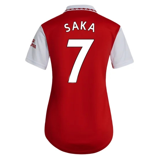 2022/23 Bukayo Saka Arsenal Home Women's Soccer Jersey