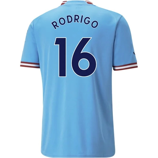 2022/23 Rodrigo Manchester City Home Men's Soccer Jersey