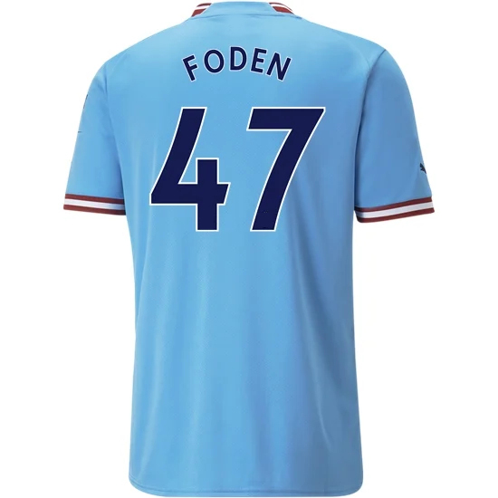 2022/23 Phil Foden Manchester City Home Men's Soccer Jersey