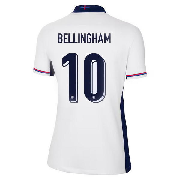 2024 Jude Bellingham England Home Women's Soccer Jersey
