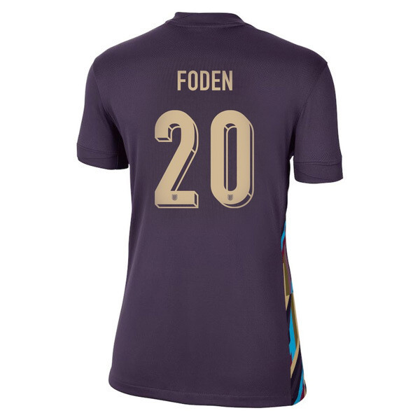 2024 Phil Foden England Away Women's Soccer Jersey - Click Image to Close