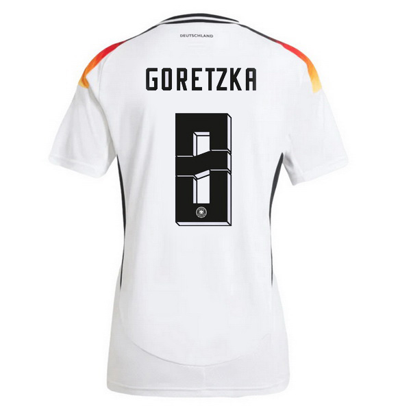 2024 Leon Goretzka Germany Away Women's Soccer Jersey - Click Image to Close