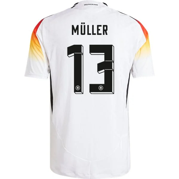 2024 Thomas Muller Germany Away Men's Soccer Jersey - Click Image to Close