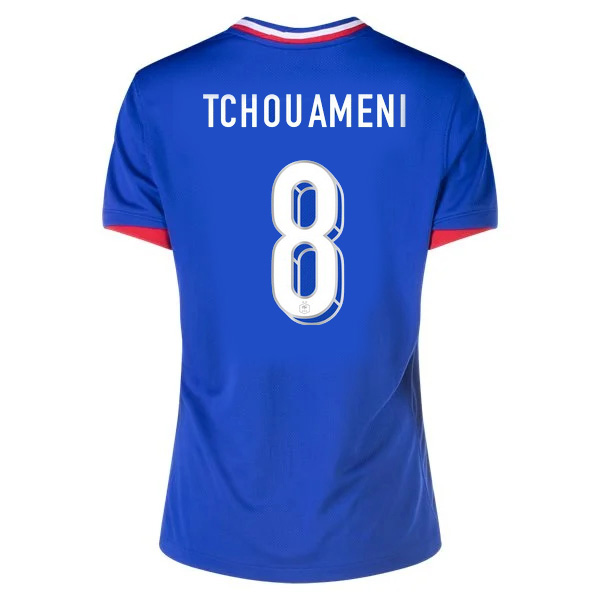 2024 Aurelien Tchouameni France Home Women's Soccer Jersey - Click Image to Close