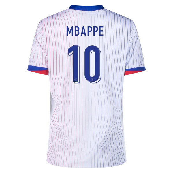 2024 Kylian Mbappe France Away Women's Soccer Jersey - Click Image to Close