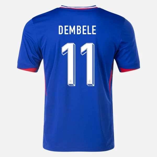2024 Ousmane Dembele France Home Men's Soccer Jersey