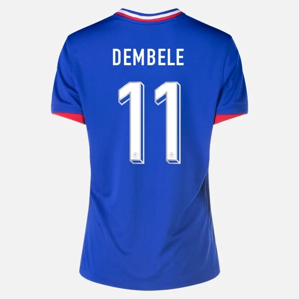 2024 Ousmane Dembele France Home Women's Soccer Jersey