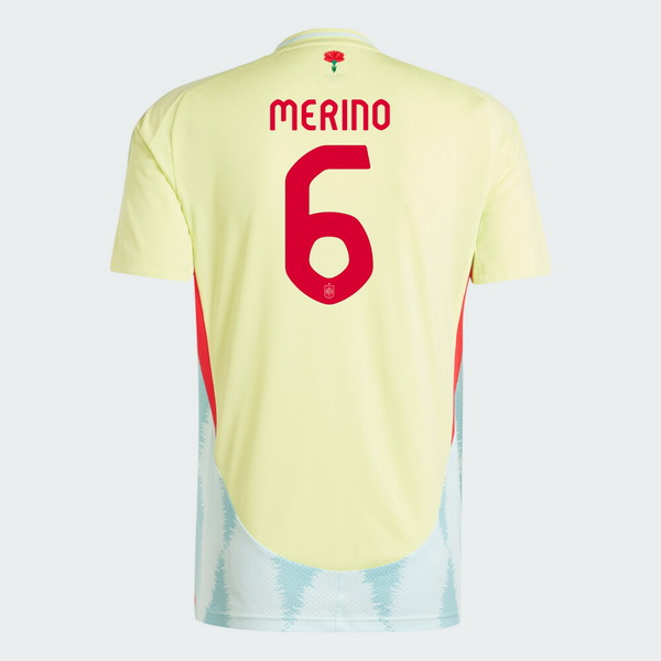 2024 Mikel Merino Spain Away Men's Soccer Jersey - Click Image to Close