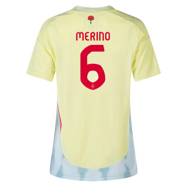 2024 Mikel Merino Spain Away Women's Soccer Jersey - Click Image to Close