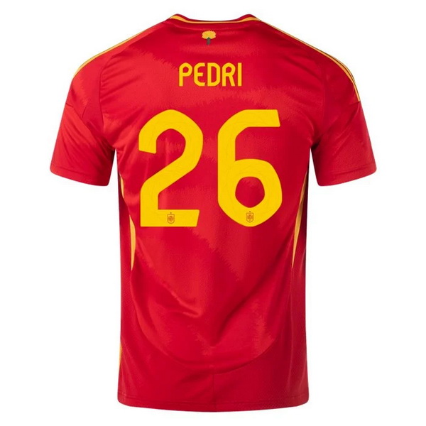 2024 Pedri Spain Home Men's Soccer Jersey - Click Image to Close