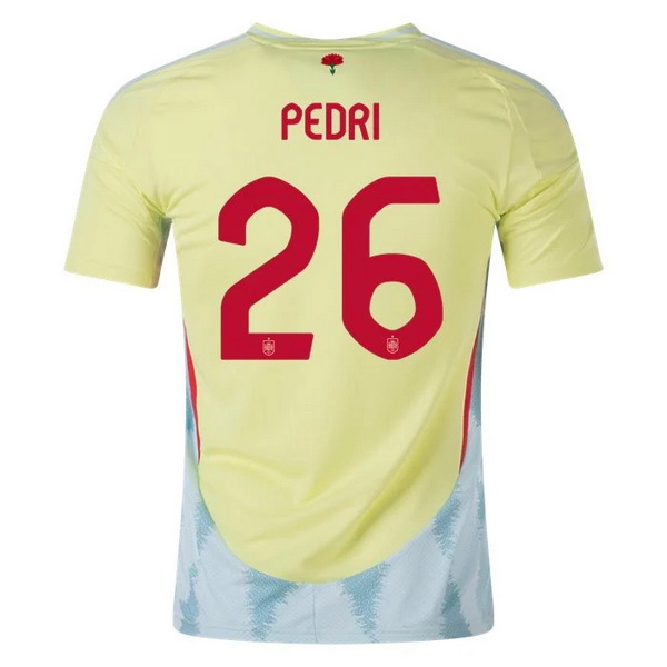 2024 Pedri Spain Away Men's Soccer Jersey - Click Image to Close