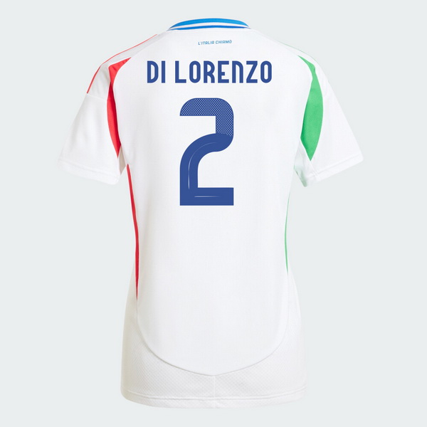 2024 Giovanni Di Lorenzo Italy Away Women's Soccer Jersey - Click Image to Close