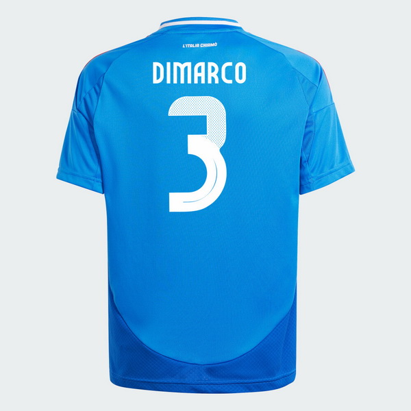 2024 Federico Dimarco Italy Home Men's Soccer Jersey