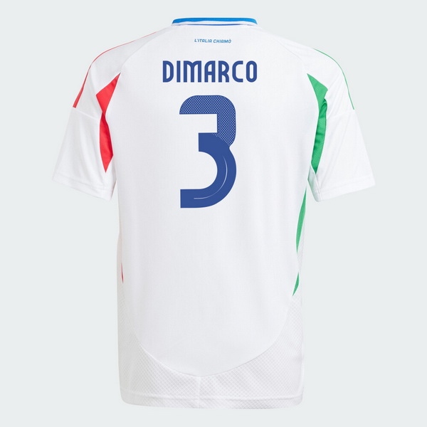2024 Federico Dimarco Italy Away Men's Soccer Jersey - Click Image to Close