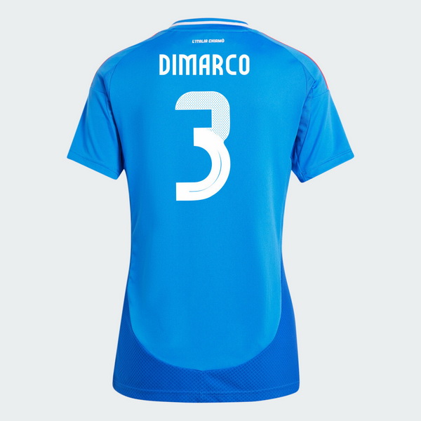 2024 Federico Dimarco Italy Home Women's Soccer Jersey