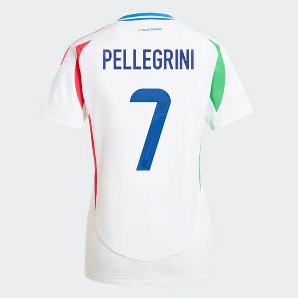 2024 Lorenzo Pellegrini Italy Away Women's Soccer Jersey