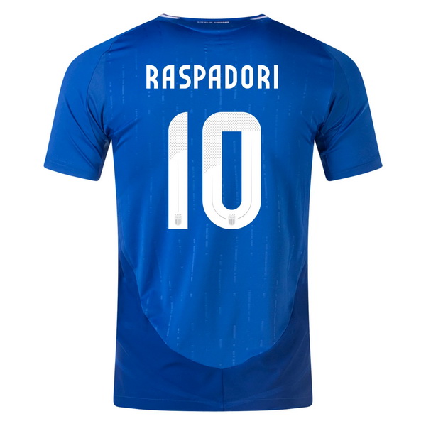 2024 Giacomo Raspadori Italy Home Men's Soccer Jersey - Click Image to Close