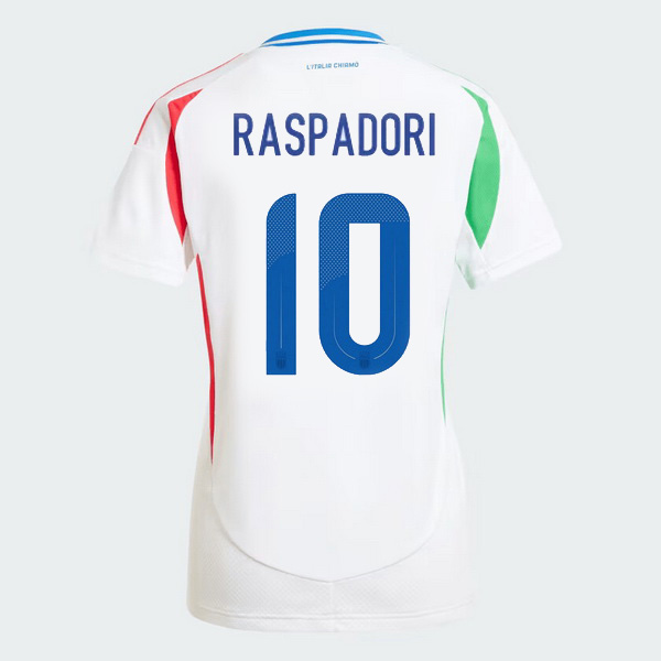 2024 Giacomo Raspadori Italy Away Women's Soccer Jersey